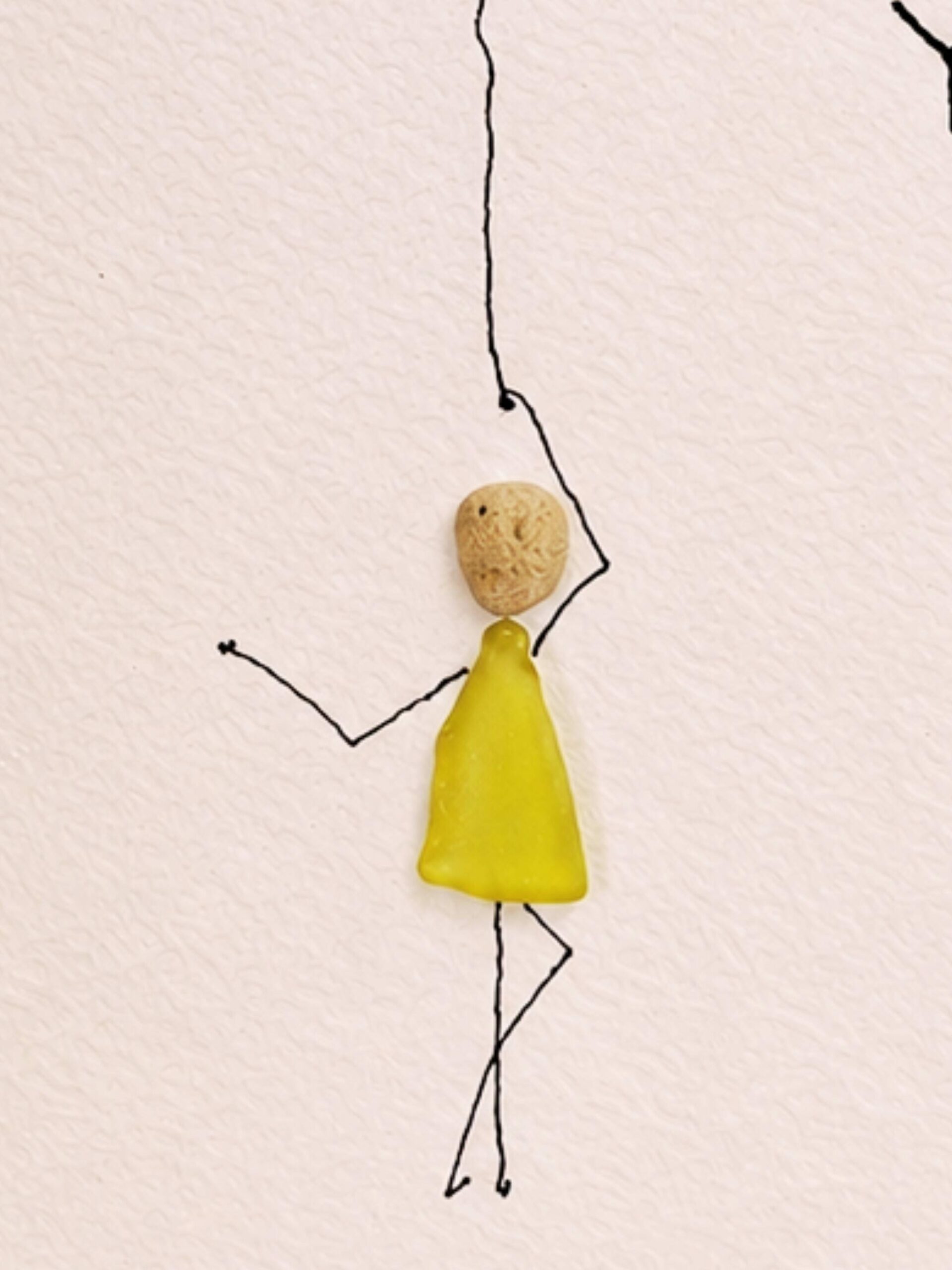 Carte d’amour artisanale minimaliste avec verre poli, carte romantique originale, carte Saint-Valentin personnalisable, idée cadeau couple - Image 4