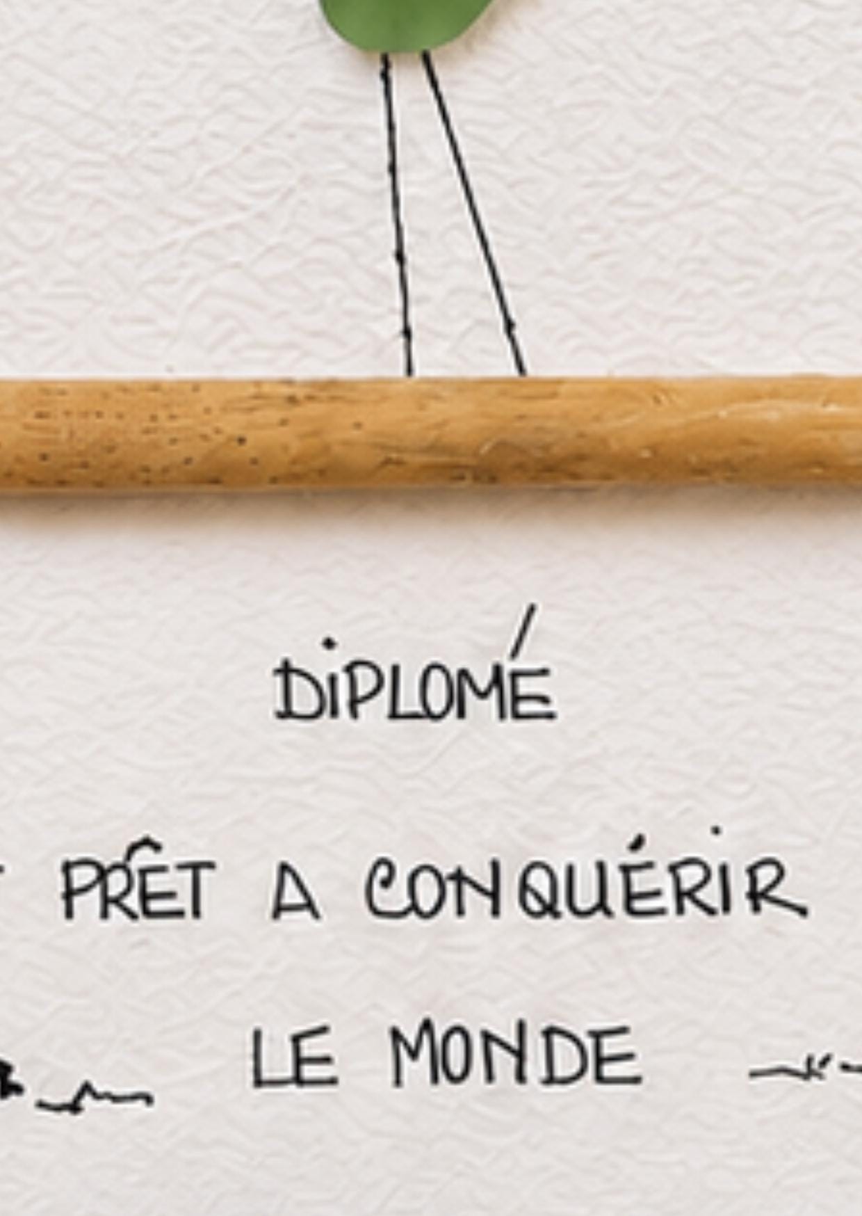 Cadeau Diplôme Personnalisé Galets et Verre de Mer | Tableau Étudiant Diplômé | Cadeau Remise de Diplôme Unique Cadre - Image 4